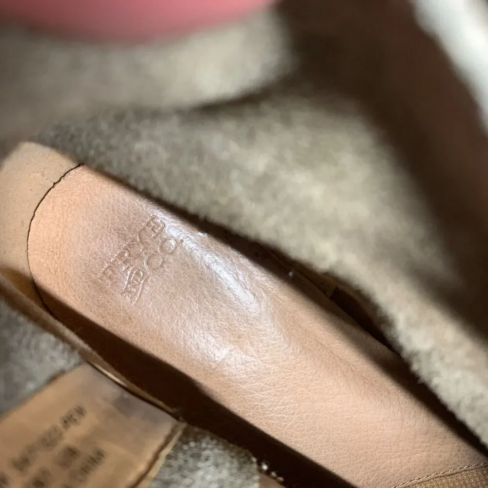 Frye zip metallic